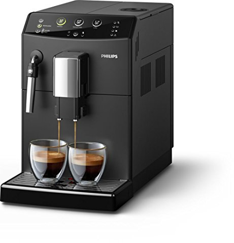 Philips HD8827/01, serie 3000, macchina da caffè automatica, pannarello classico, nera senza set di manutenzione completo nero