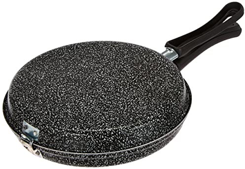 Home Girafrittata Antiaderente, Pietra, Nero/Argento, 24 cm
