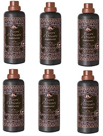 6x Tesori d'oriente Arganöl orange Blumen Hammam Weichspüler aromatischer 750ml