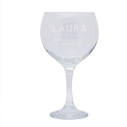 Funny Personalised Gin Glass for women/Gindependant Gin Goblet Gift/Birthday gift for her