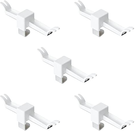 Ventanara® Schnurwickler für Jalousien ohne Bohren weiß (5 Stück)