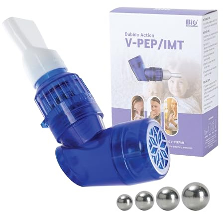 Bigbreathe V-PEP/IMT | 3-in-1 Respiratory Exercise Device – Lung Expansion, Mucus Relief, Breathing Rehabilitation, Portable with Accessories, Easy to Clean, for COPD & Asthma Relief