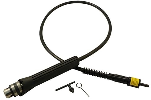Flexible Welle Bohrwelle für Bohrmaschinenwelle Akkuschrauber Bohrmaschine Flexwelle mit Bohrfutter 1300 mm, Biegsame Welle für schwer erreichbare Stellen.