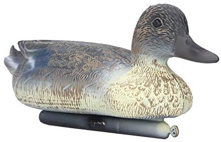 LiebeWH Enten-Köder, Schwimmender Köder, Kunststoff-Ente, Enten-Dekoration, Kunststoff-Simulationsente, Lebensechte Entenstatue, Dekoration, Jagd-Köder für den Garten, 34,5 X 13 cm