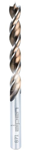 Alpen Maykestag Timber Twist Bohrerset (Holzbohrer, Bohrkassette, HSS Bohrer, Holzspiralbohrer, 8-teilig, PTM 8, Ø3, 4, 5, 6, 8 und 10 mm) 67100008100