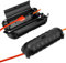 Extension Cord Safety Cover, IP44 Waterproof Outdoor Plug Box, Weatherproof Electrical Extension Lead Box with 4 Latches for Protect Garden Holiday Decorations, String lights, Fountain(one)