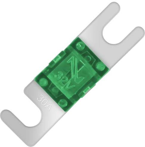 SeKi 4 pezzi Mini ANL fusibile 30A; per auto, camion, moto, barca, HiFi; Fusibile a lama