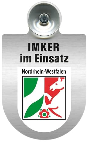 Alu-Dienst-Schild Imker Im Einsatz (Nordrhein-Westfalen)