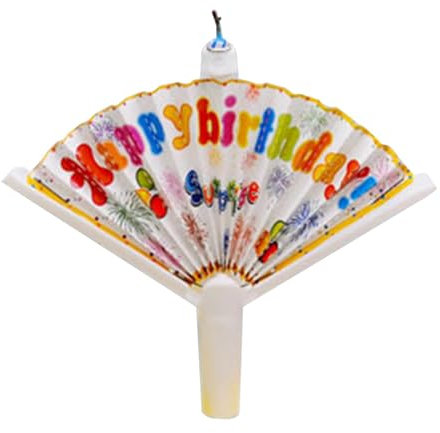 Einzigartige Geburtstagskerzen – fächerförmige Geburtstagskerzenzubehör | Geburtstagskuchen-Kerzendekoration, lustige einzigartige Geburtstagskerze, Cupcake-Kerzen für Geburtstagsfeiern