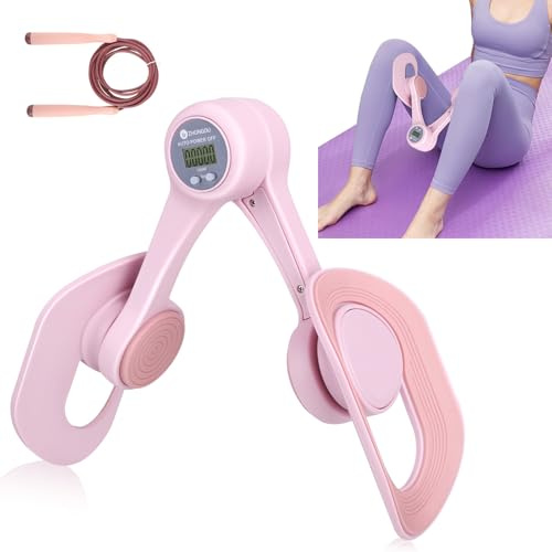 Dispositivo de Entrenamiento de Muslos, Dispositivo de Entrenamiento Muscular de Piso pélvico para Hombres y Mujeres, Prensa de Cadera y Pierna, Dispositivo de Entrenamiento de piernas para en casa
