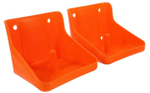TOBBOMEY 2 piezas Salt Block Holder para Ganado y Caballos Resistente Fácil de Montar y Fijar Soporte para Bloques de Interior y Exterior Compatible con Ovejas y Otros Animales