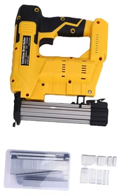 Naroote Sladdlös Brad Nailer 2 i 1, Spikpistol Batteridriven med Bekvämt Handtag, Vattentät, Lätt och Säker Självlåsande Strömbrytare för Träbearbetning, Snickare