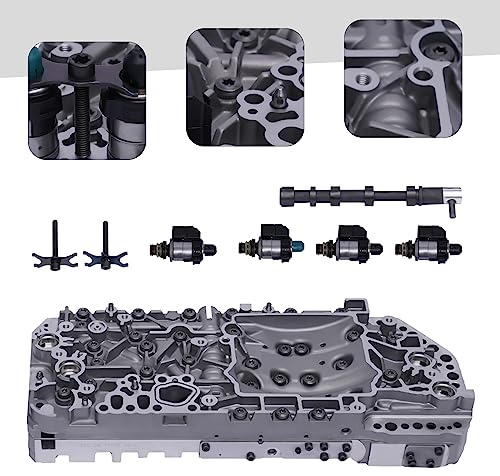 Corps de vanne de transmission 722.8 avec 4 électrovannes en alliage d'aluminium reconditionné - Remplacement direct pour classe A B 722.800 722.801 722.802 WFC-280 CVT - Pièce de rechange pour