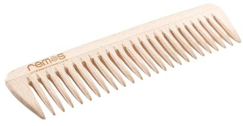 REMOS Haarkamm aus heimischem Buchenholz 19 cm mittlere Zahnung