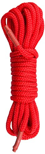 Teazers EasyToys Fetish Collection - Cuerda de bondage de cáñamo - 10 metros de largo - Cuerda de bondage rojo - para una experiencia BDSM perfecta