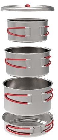 Coghlans Family Kochset Silver one Size