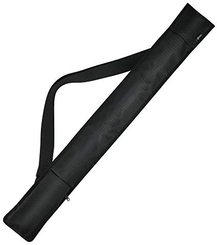 Cosmos Billard-Queue-Tragetasche, Snooker-Queue-Stick, Aufbewahrungstasche für 1/2 Billardqueue-Stick (für 1 Stoß/1 Schaft) (schwarz)