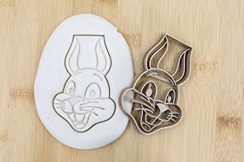 Cookie Cutter Fondant Keksstempel/Ausstechform Keksausstecher Plätzchen Ostern Hasenkopf ca. 8cm