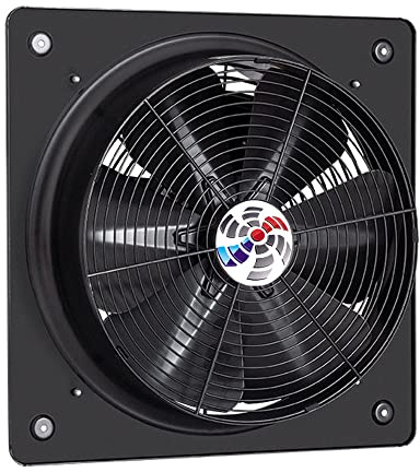 BSMS Axialventilator 230V Wandlüfter Axiallüfter Wand u. Fenster Ventilator Lüfter Wandventilator Axial Fenster Gebläse Wandgebläse Axialgebläse ø300mm 2000m³/h