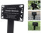 Personalised Black & White Memorial Plaque, Ground Stake, Grave Marker for Cemetery or Garden - Tribute for Remembering Loved Ones or Family Pets (Custom)