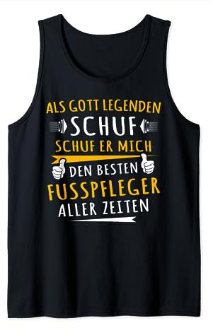Lustiger Spruch Fusspfleger Tank Top