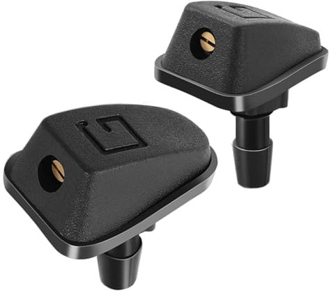 LINGLW 2 Stücke Scheibenwaschdüsen für Peugeot 308 207 208 206 3008 Citroen C3 C4 C5 Scheibenwischer Auto Windschutzscheiben Spritzdüse