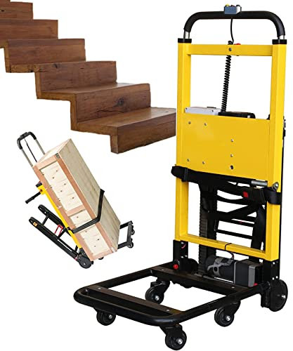 Sackkarre Treppensteiger Elektrisch Elektrischer Treppensteigerwagen, elektrischer, zusammenklappbarer Treppensteiger-Sackkarre, 6-Rad-Sackkarre, Tragkraft: 160 kg, Spurwinkel: unter 35 °, f