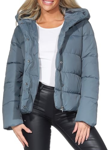 VERO MODA Vmbelinda - Giacca Corta da Donna Ga Noos, Stormy Weather, S
