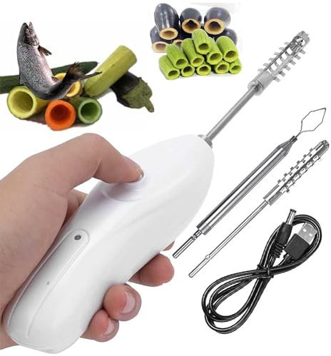 KHYTEBV Sbucciatore Elettrico per zucchine e Mele, levatorsoli per Frutta e Verdura in Acciaio Inox con 2 testine di Taglio, Macchina elettrica per raschiare e bilanciare da 30 W