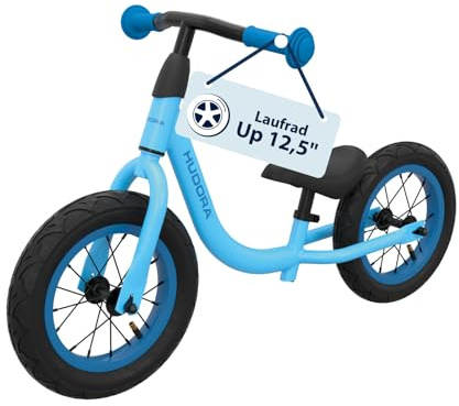 HUDORA Laufrad Up 12,5 Zoll in versch. Farben - Leichtes Lauflernrad - Gleichgewichtsrad mit hoher Kippstabilität - Lauflernspielzeug für Kinder - Kinderspielzeug mit 2 Rädern