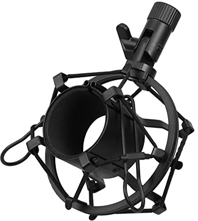 SOLUSTRE Mikrofon Antivibrationshalterung Aus Metall Universelle Kondensatormikrofon Halterung Mit 1,5cm Halterungsloch Vibrationsdämpfend Für Gesang Gaming Und Livestream