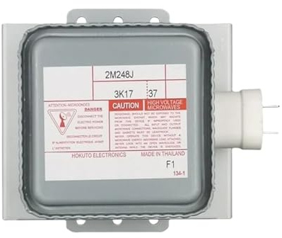 Magnetrón refrigerado por aire 2M248J de 1000 W (compatible con hornos microondas Toshiba). Repuestos industriales.