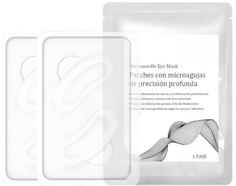 2 Pares Parches Ojos Microagujas Con ácido Hialurónico Y Péptidos Parches Ojos Microagujas Para Ojeras Y Ojos Hinchados Reduce Las Arrugas