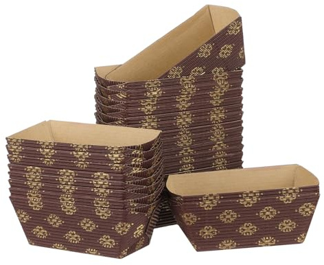 Tortine di Carta Usa e Getta 25 Pezzi, Stampi Carta per Forno
