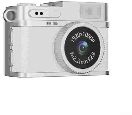 NexRen Videoregistratore digitale retrò 1080p HD, portatile per mini cam con schermo IPS da 0,96 pollici, formato H.264 AVI (bianco)