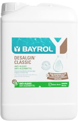 BAYROL Desalgin CLASSIC 6L - Algenmittel Pool flüssig - Algenverhüter zur Verhinderung von Algen im Pool - Effektiver Algenschutz mit Klareffekt - Algizid für Pool ohne Kupfersulfat