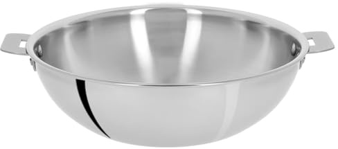 Cristel - WOKT24Q - Wok inox 24cm sans poignée amovible - Collection Casteline
