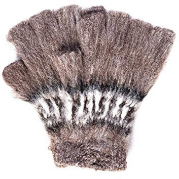 Tumia LAC Alpaka-Fingerlose Handschuhe - Handgefertigt in Bolivien aus 100% Alpaka-Wolle