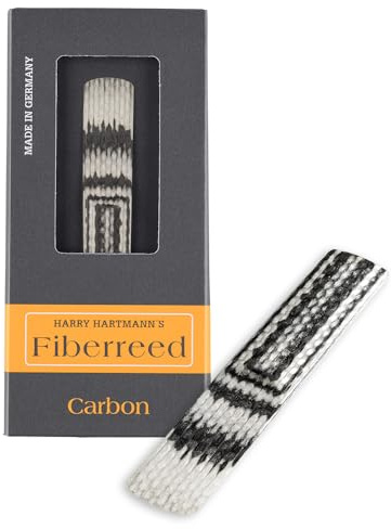 Fiberreed Carbon Böhmklarinette Blatt - synthetisches Klarinettenblatt aus Kohlefaser – sofort spielbereit – langlebig – hygienisch – für Jazz – Pop und Klassik (M (Medium = 2.5))