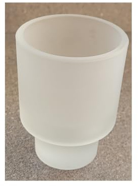 Obi Vallona Ersatzbecher Zahnputzbecher Milchglas. Durchmesser Unterteil:ca.50mm