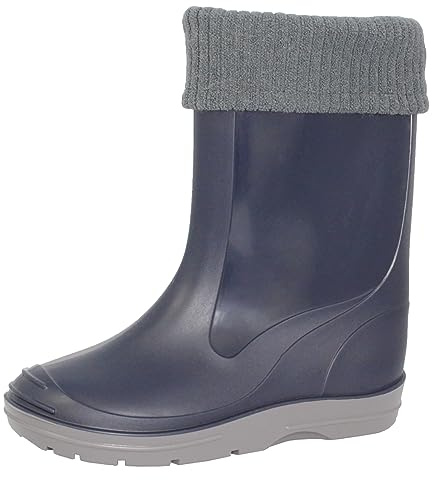 Beck Unisex Kinder Basic Gummistiefel, Blau, 35 EU
