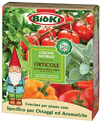 Bioki Orto Bio concime biologico vegano per ortaggi e pomodori in vaso