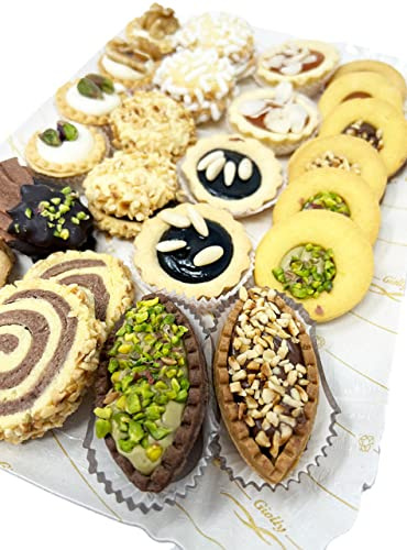 Zeus Party Selezione di Pasticcini Biscotti con Ripieno Ideali da Regalare Oppure da Consumare per Colazione Merenda (1 Kg)