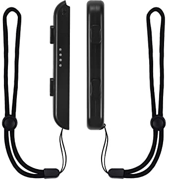 TOYMIS Nintendo Switch Straps Nintendo Switch Straps 2 pack Svart Handledskontroll Justerbar Elastisk Kontrollarmband Handledsrem för Switch Joycon Controller