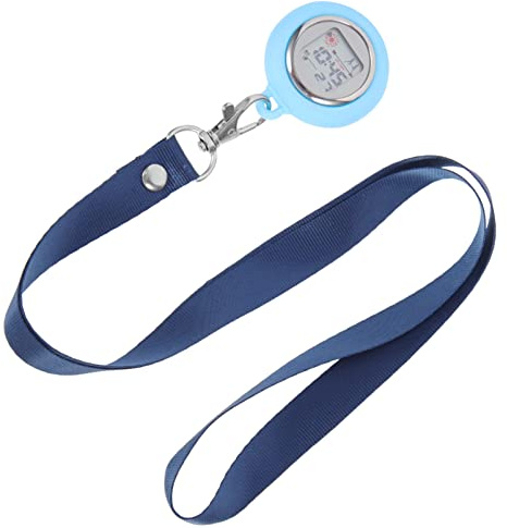 UKCOCO Clip-Uhr Für Und Medizinstudenten Tragbare Digitale Taschenuhr Mit Lanyard Leicht Und Kompakt Für Alltag Und Prüfungen