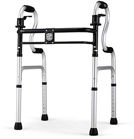 Andador, Ruedas de andador de movilidad plegables y livianas para adultos mayores discapacitados, altura ajustable para personas bajas, promedio y altas, carga máxima de 400 lb It's so kind of you