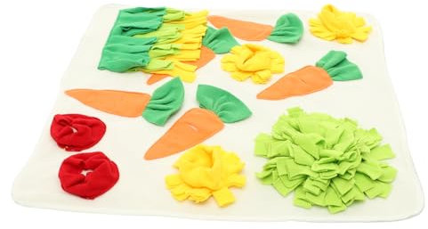 minkissy Schnüffelmatte Für Meerschweinchen Und Hamster Spielzeug Zur Fütterung Mit Hochwertigem Geeignet Als Kleine Haustiermatte Für Kaninchen Und Hasen Fördert Esserlebnis Und Natürliche