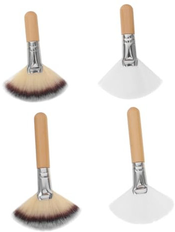 Housoutil 12stücke Teiliges Pinselset Für Gesichtsmakeup Fächerpinsel Für Puder Und Contouring Weiche Borsten Stabiler Griff Für Präzises Auftragen Und Verblenden