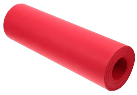 FRCOLOR Carta Kraft Carta da Regalo Fai da Te per Confezionare Bouquet di Fiori Cioccolatini Scatole Regalo e Altri Articoli Spessore per Piegare e Manipolare Facilmente Rosso