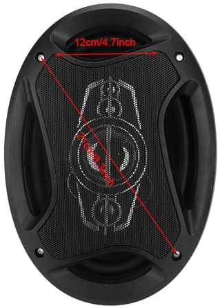 Altavoces Coaxiales de Audio para Automóvil TP-6971 6x9 Pulgadas 1000 W Par de Parlantes Estéreo de Audio de Alta Fidelidad para Automóvil - Sonido Potente